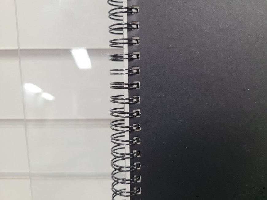 노트 표지 및 제본 상세