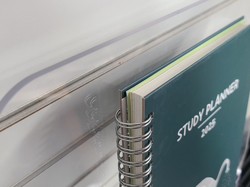 스프링 제본 완전 펼침